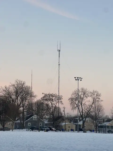 Winter's quiet embrace.